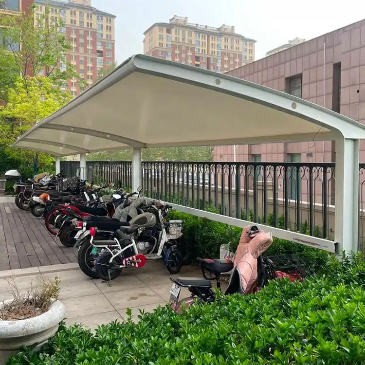 琼结县膜结构电动车棚